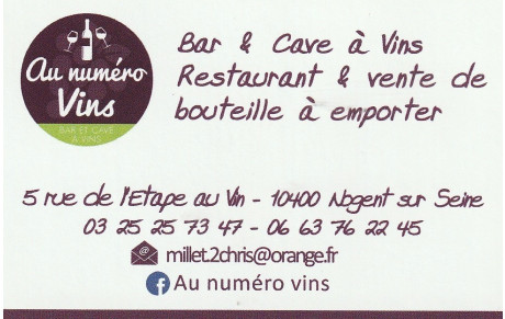 Au numéro vin